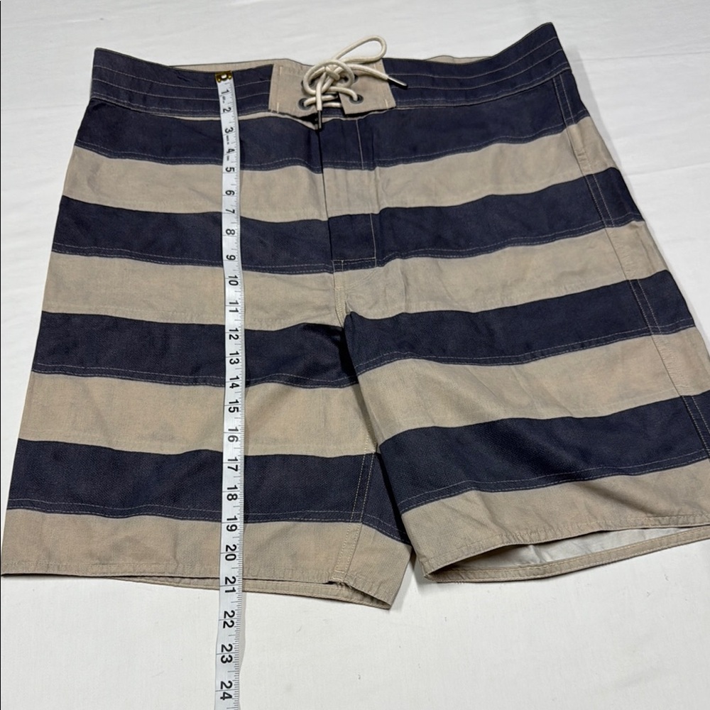 Ralph Lauren double RL Striped Twill Short 59% cotton 41% nylon - Picture 2 of 16